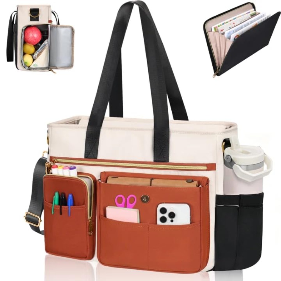 Woodworking Teacher - Teacher Tote Bag for Women 2Pcs,