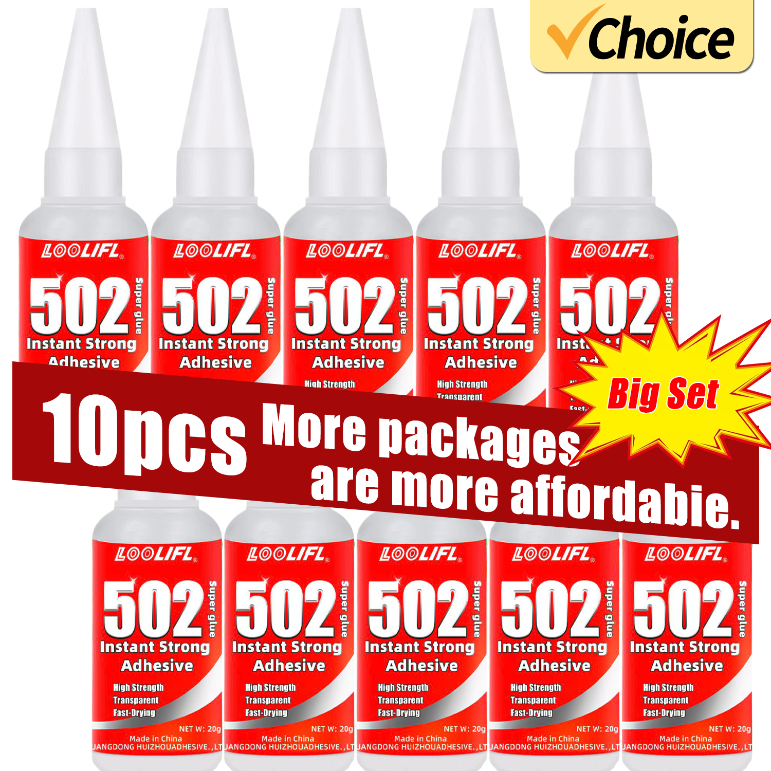 Woodworking Quick Glue - 5-10pcs 502 Super Glue Instant Quick-drying
