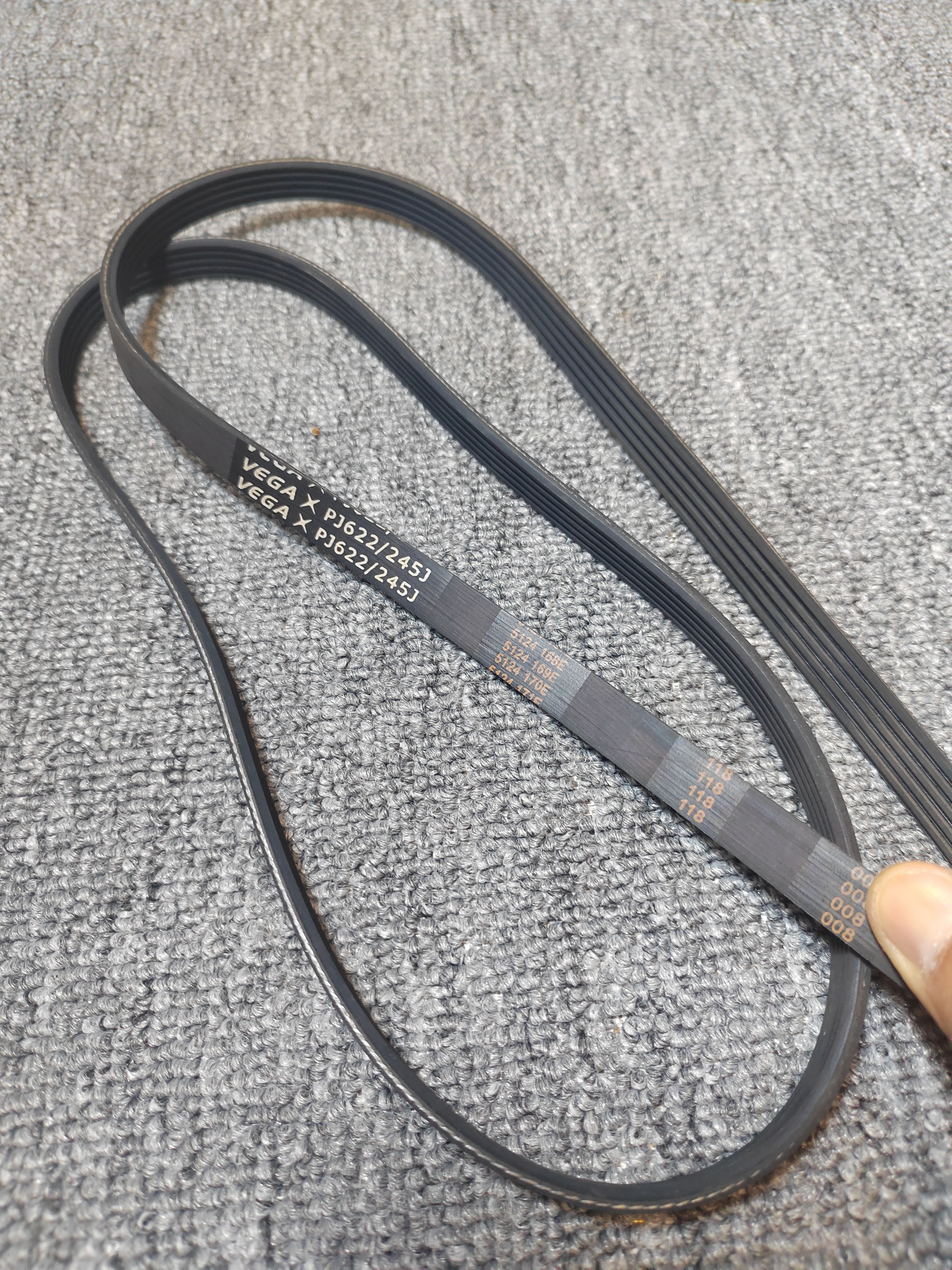 Woodworking Basic Tools - 2PCS Rubber multi-wedge belt PJ622/245J woodworking