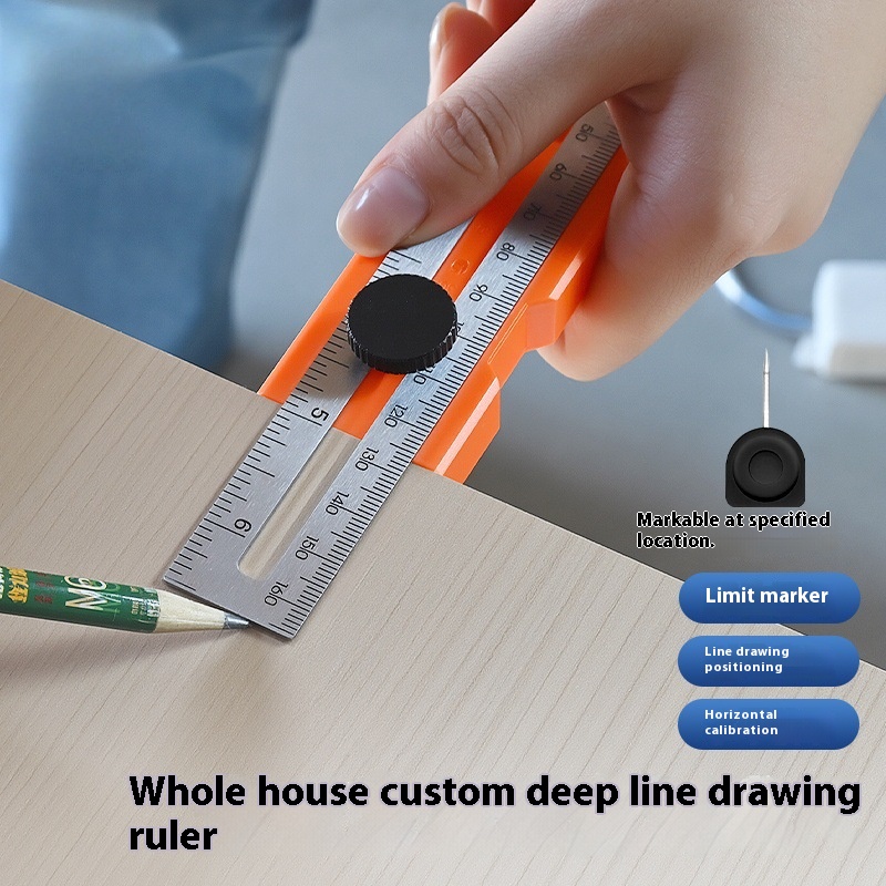 Multi-role Depth Measuring Rul - مراجعة Woodworking Basic Tools وسعره