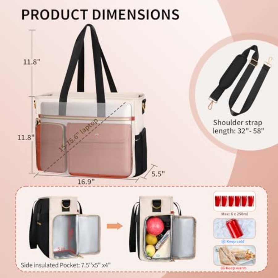 Teacher Tote Bag for Women 2Pc - مراجعة Woodworking Teacher وسعره