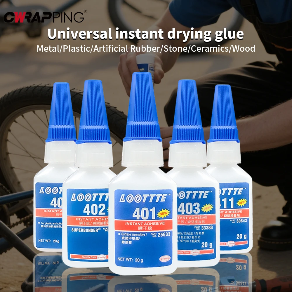 20ml Loottte Rubber Metal Wood - مراجعة Woodworking Quick Glue وسعره