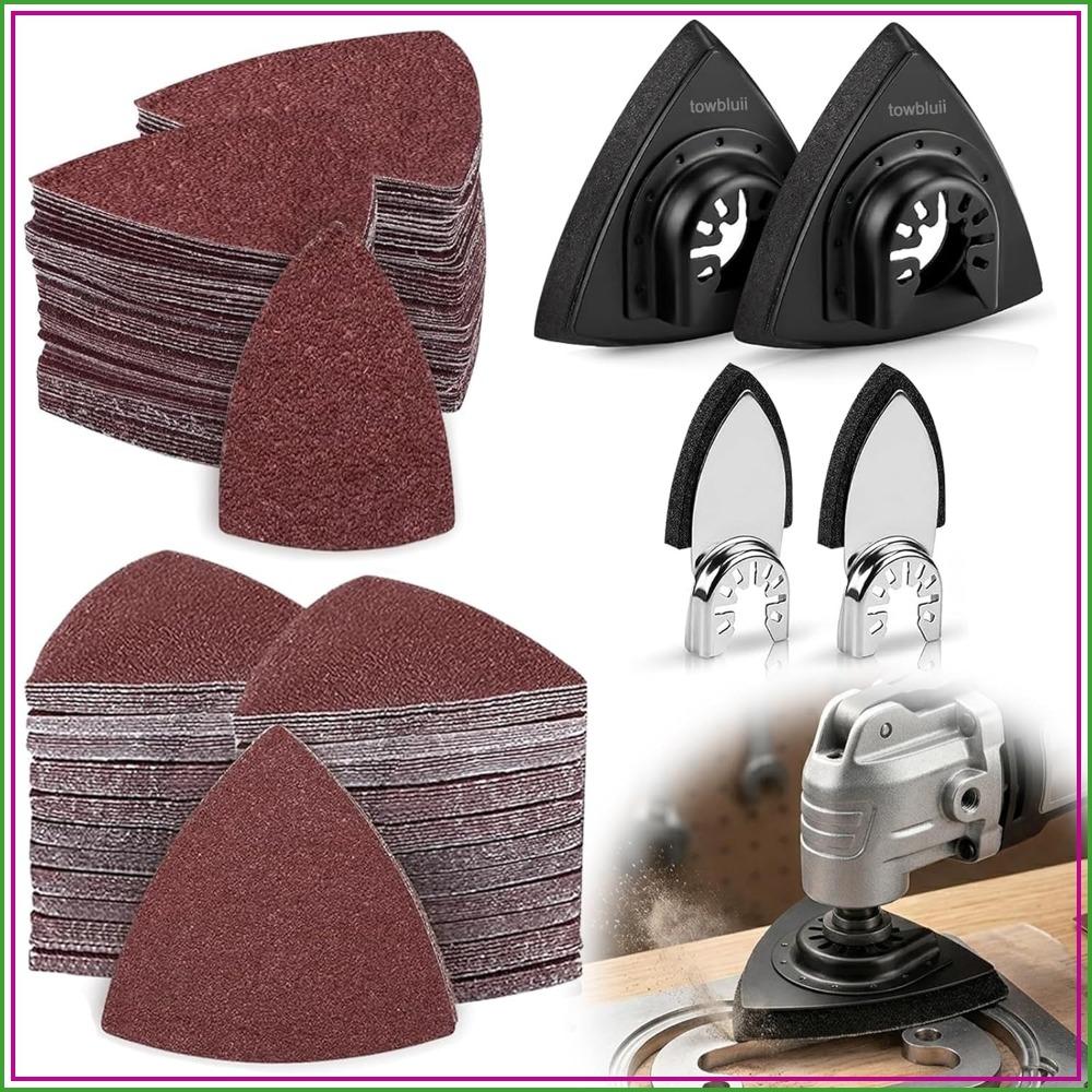 Multitool Sanding Pads for Det - مراجعة Woodworking Edge وسعره