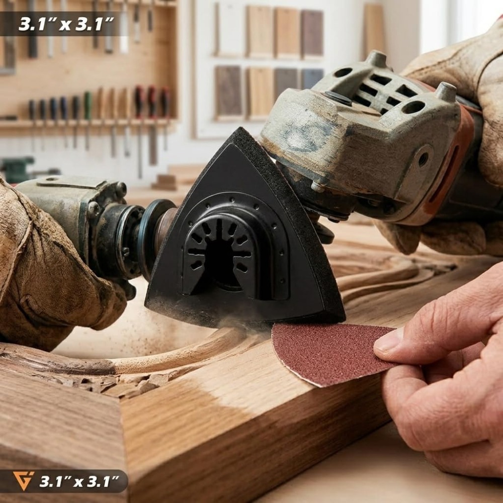 Multitool Sanding Pads for Det - مراجعة Woodworking Edge وسعره