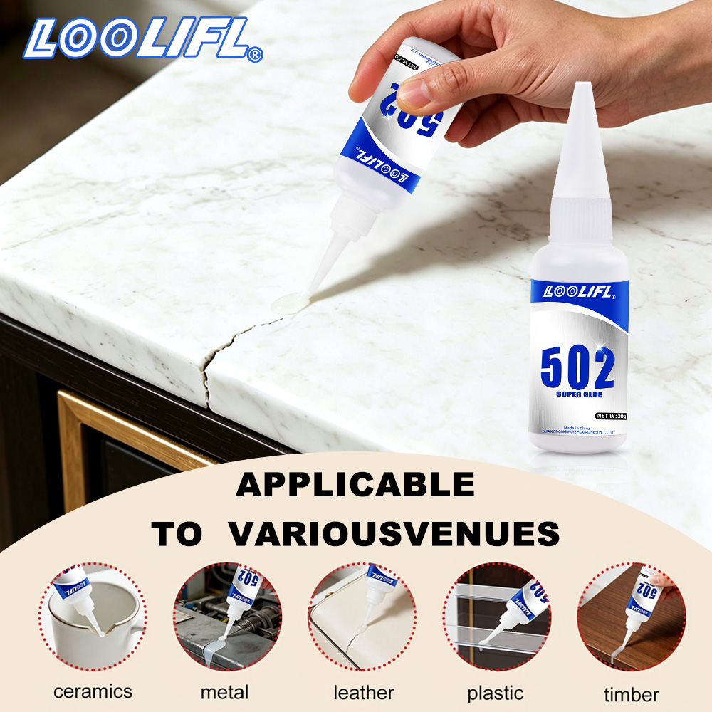 Loolifl 502 Super Glue Strong  - مراجعة Woodworking Quick Glue وسعره