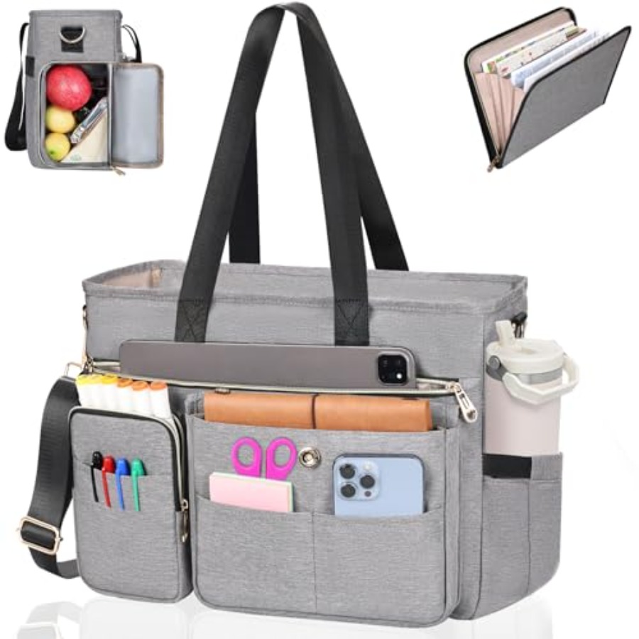 Teacher Tote Bag for Women 2Pc - مراجعة Woodworking Teacher وسعره
