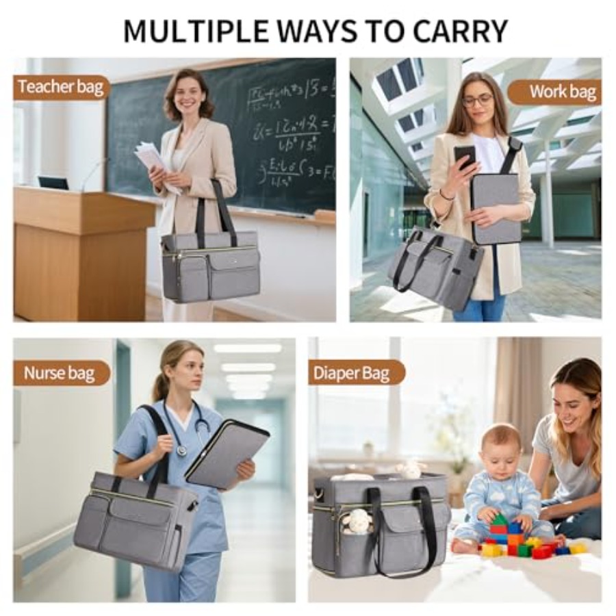 Teacher Tote Bag for Women 2Pc - مراجعة Woodworking Teacher وسعره