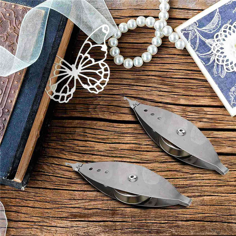 ABLG 6Pcs Silver Metal Tatting - مراجعة Woodworking Kits For Beginners وسعره