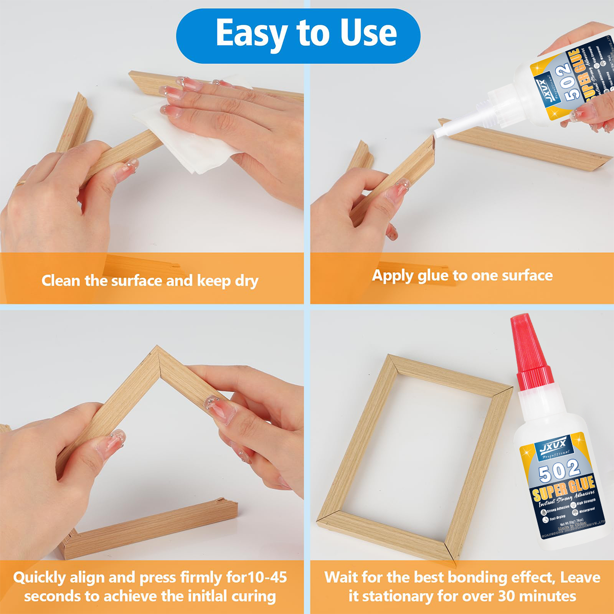 1-3pcs 50g High quality 502Sup - مراجعة Woodworking Quick Glue وسعره