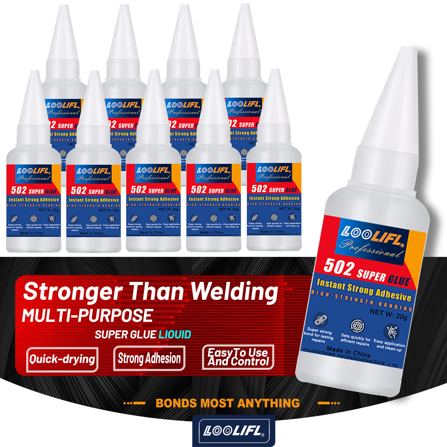 1-10 PCs Super glue 502 High S - مراجعة Woodworking Quick Glue وسعره