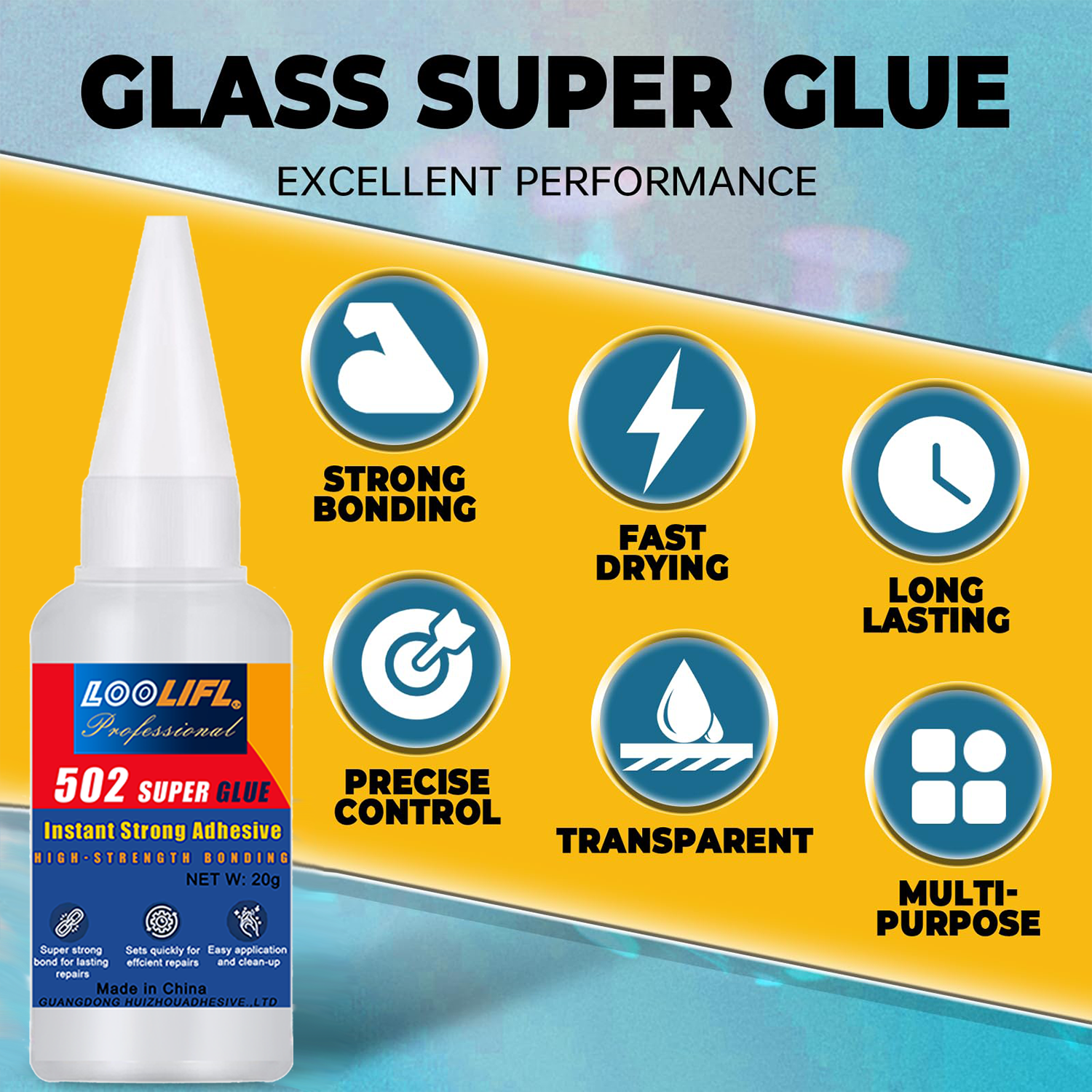 1-10 PCs Super glue 502 High S - مراجعة Woodworking Quick Glue وسعره