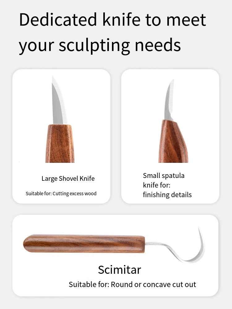 Wood Carving Tools Set Wood Ca - مراجعة Woodworking Kits For Beginners وسعره