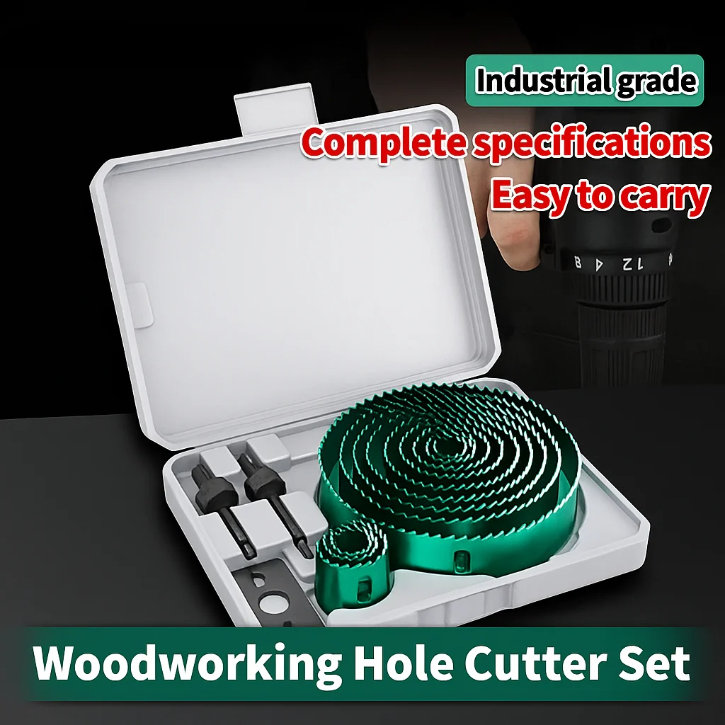 19-127mm Hole Saw Cutting Set  - مراجعة Woodworking Drill وسعره