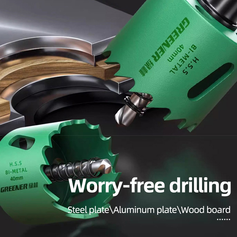 19-127mm Hole Saw Cutting Set  - مراجعة Woodworking Drill وسعره