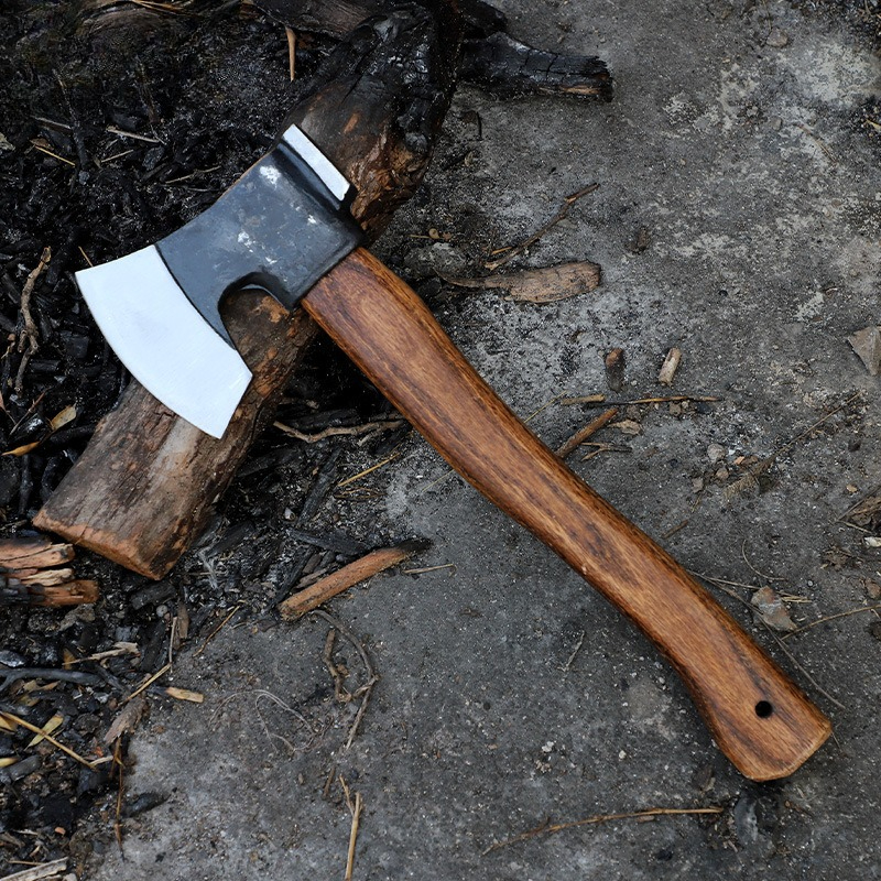 Outdoor Tactical Axe Iron Hand - مراجعة Woodworking Hatchet وسعره