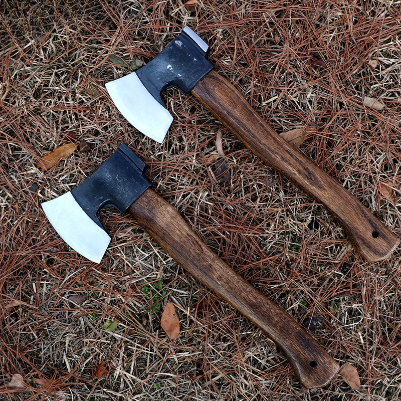 Outdoor Tactical Axe Iron Hand - مراجعة Woodworking Hatchet وسعره