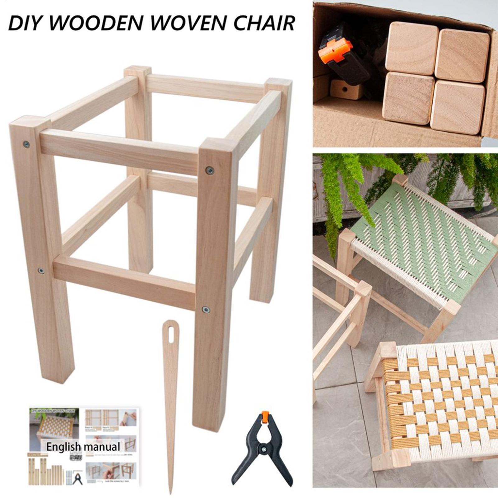 DIY Wood Footstool Frame Kit E - مراجعة Woodworking Kits For Beginners وسعره