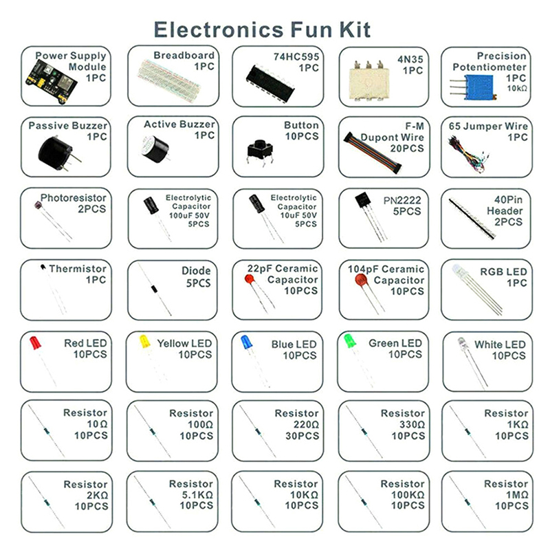 Electronic Components Electrol - مراجعة Woodworking Kits For Beginners وسعره