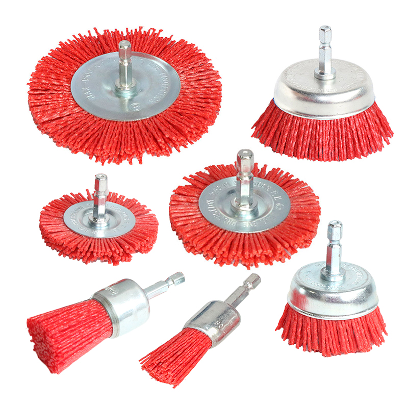 Nylon Cup Brush Abrasive Wire  - مراجعة Woodworking Drill وسعره