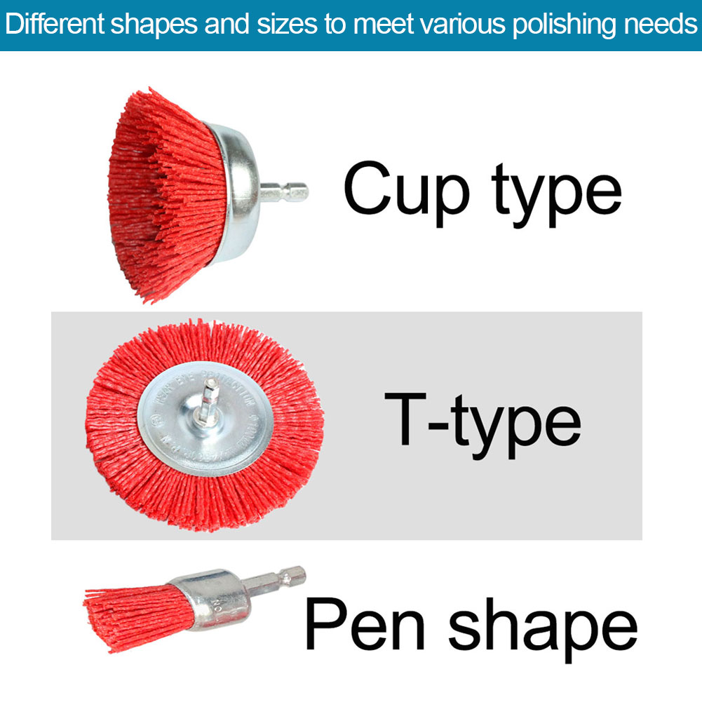 Nylon Cup Brush Abrasive Wire  - مراجعة Woodworking Drill وسعره