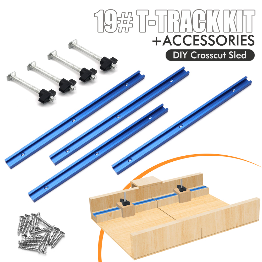 Woodworking 19# T-track Kit an - مراجعة Woodworking Basic Tools وسعره