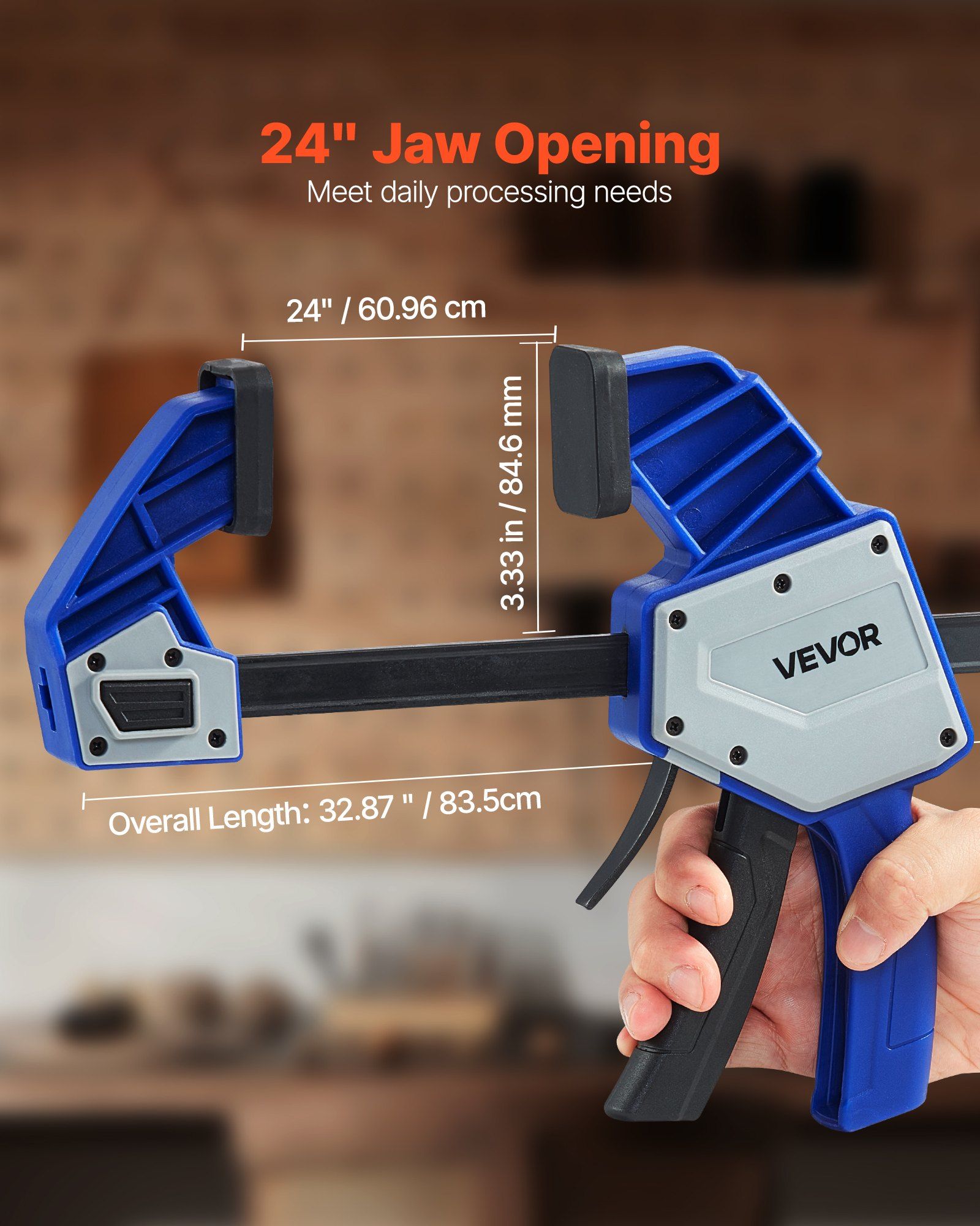 24 inch Bar Clamps 2-Pack One- - مراجعة Woodworking Quick Clamps وسعره
