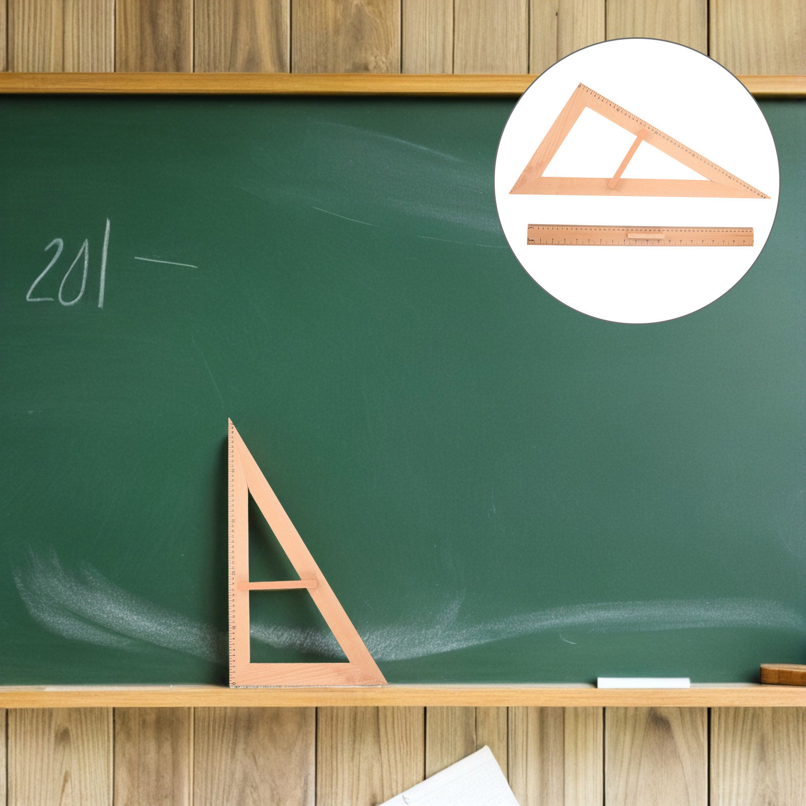 2Pcs Wooden Measuring Ruler 50 - مراجعة Woodworking Teacher وسعره