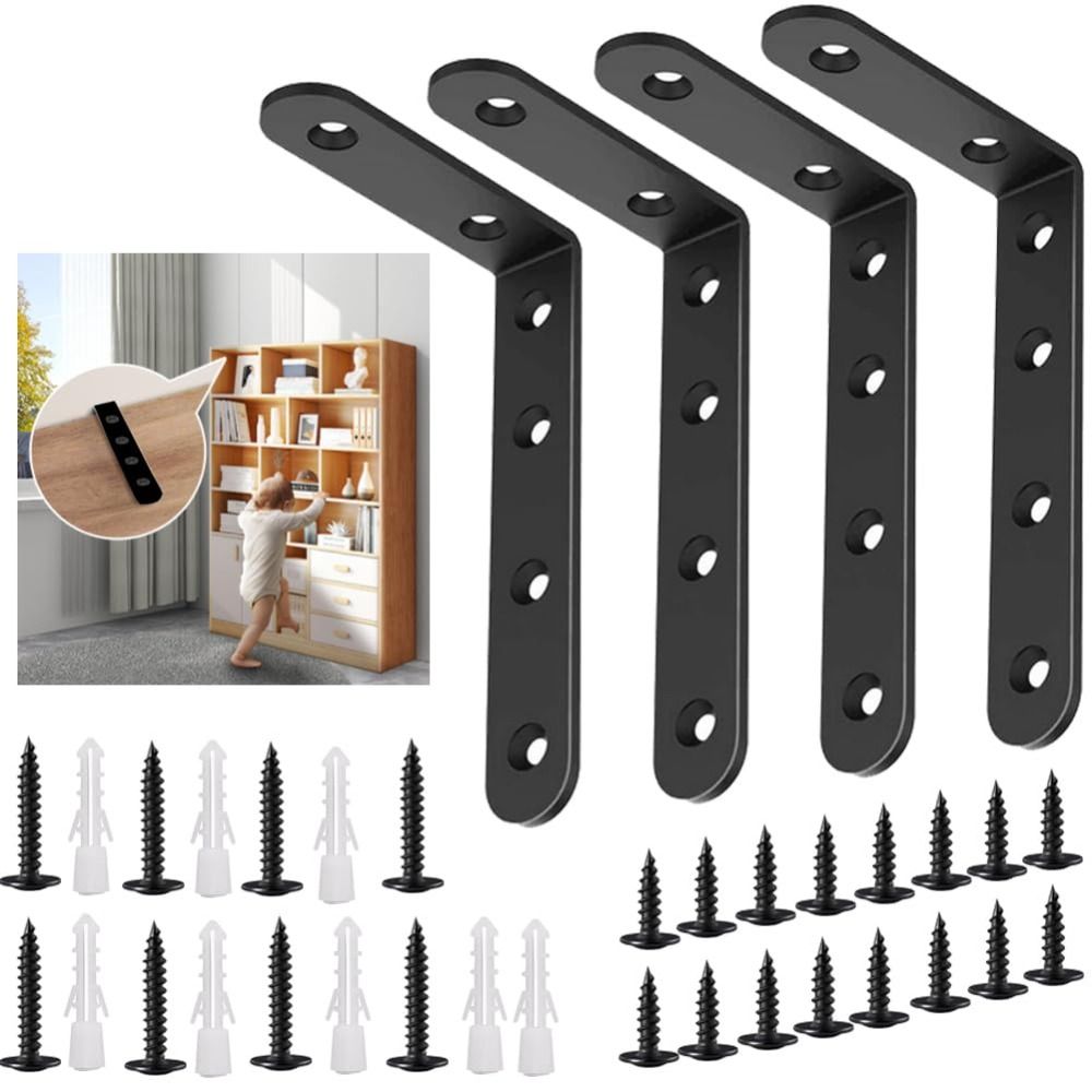 4Pcs Black Furniture Anchors F - مراجعة Woodworking Hatchet وسعره