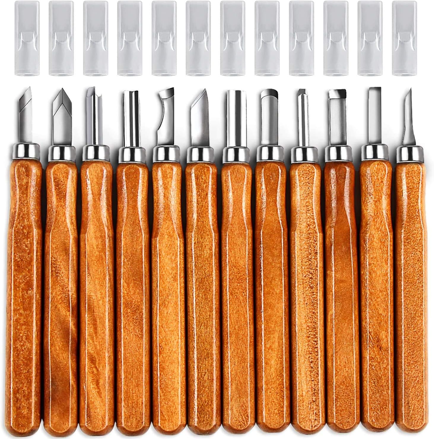 Wood Carving Knife Set 20 PCS  - مراجعة Woodworking Kits For Beginners وسعره