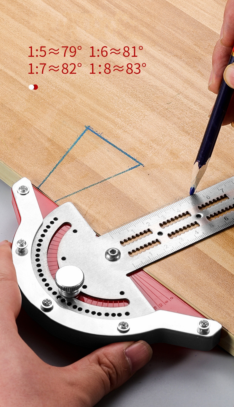 0-180 Degree Angle Gauge Woodw - مراجعة Woodworking Basic Tools وسعره