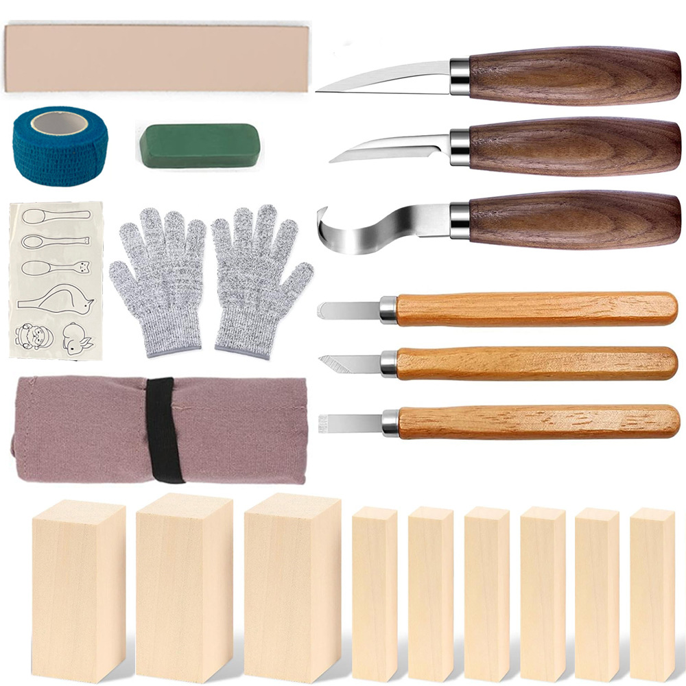 Carving Knife Gift Box Set 21- - مراجعة Woodworking Gifts وسعره