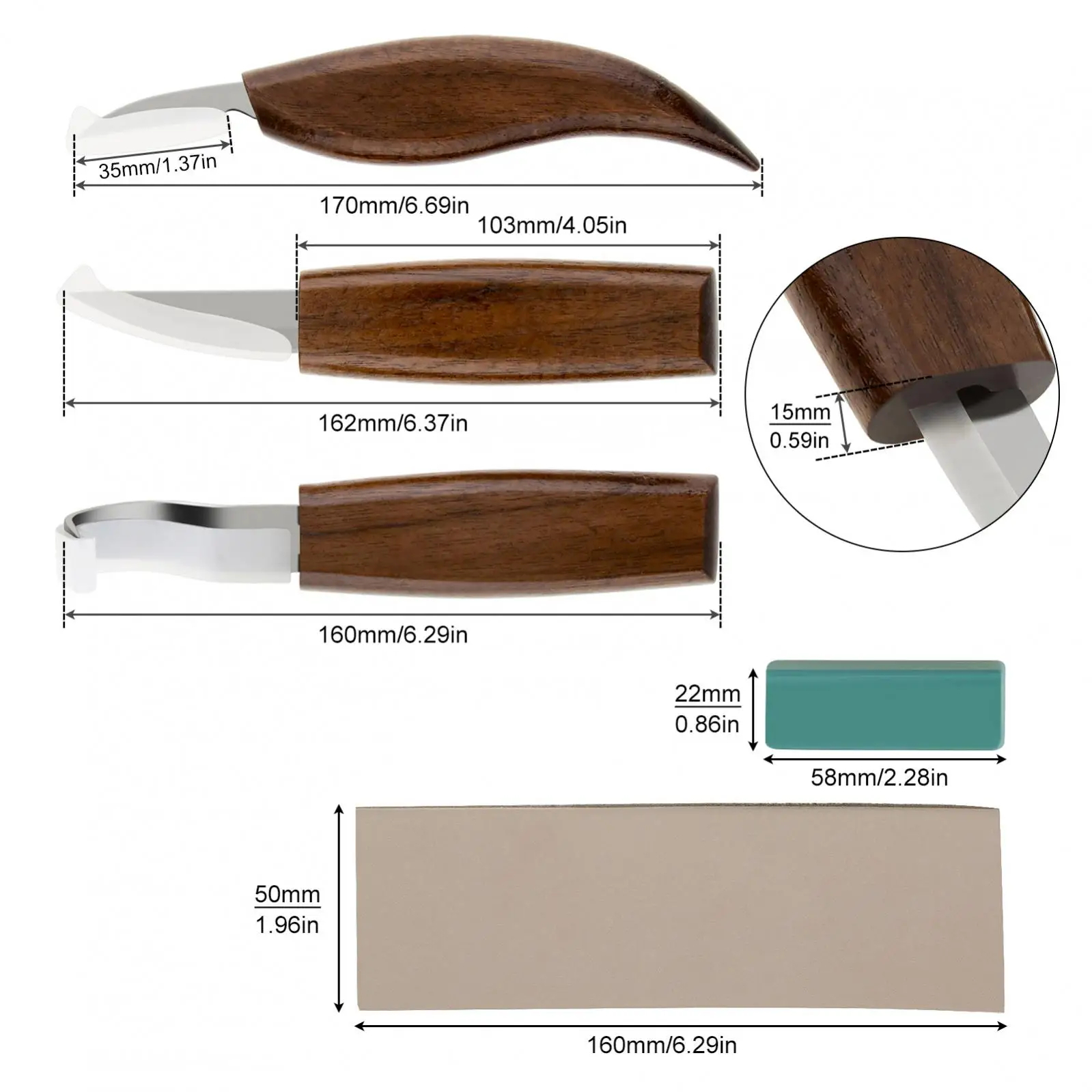 Carving Tools Wood Detail Knif - مراجعة Woodworking Kits For Beginners وسعره