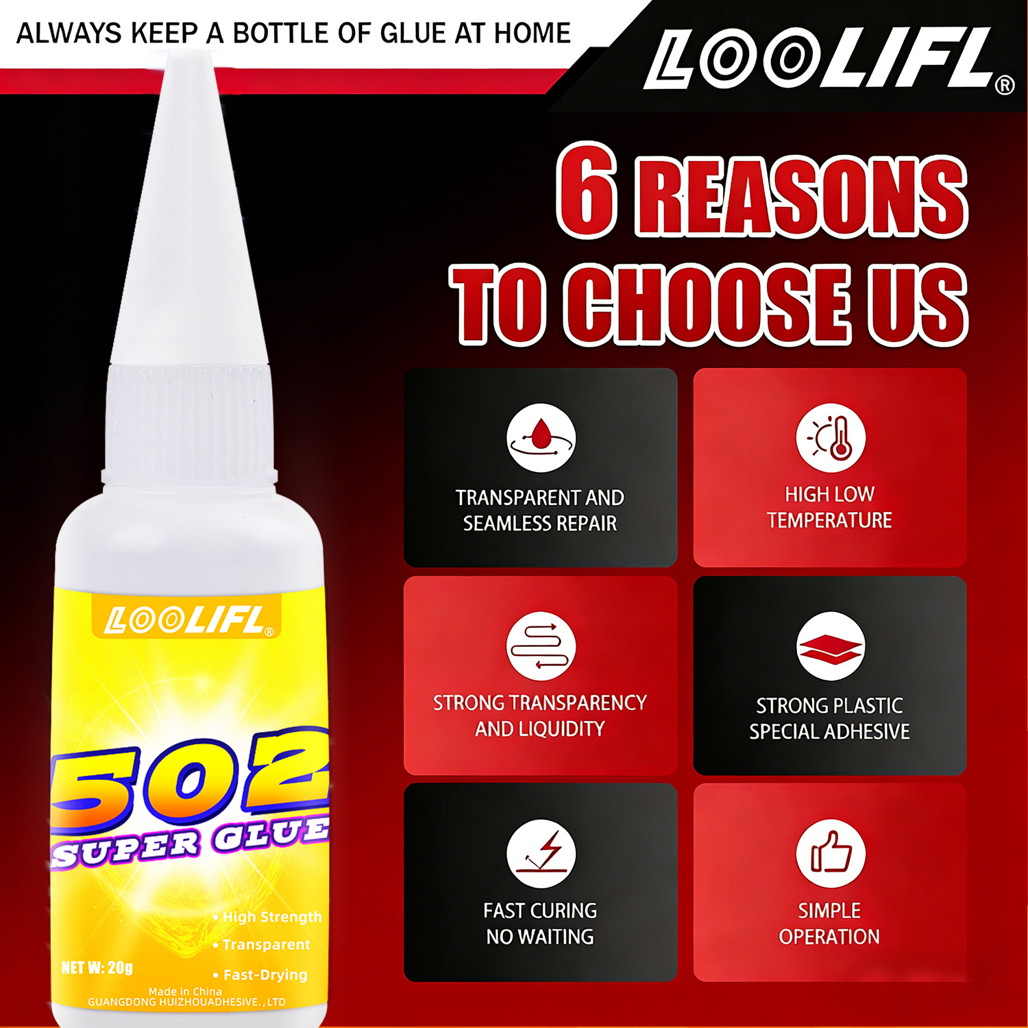 Loolifl 1-7Pcs 20ml 502 Quick- - مراجعة Woodworking Quick Glue وسعره
