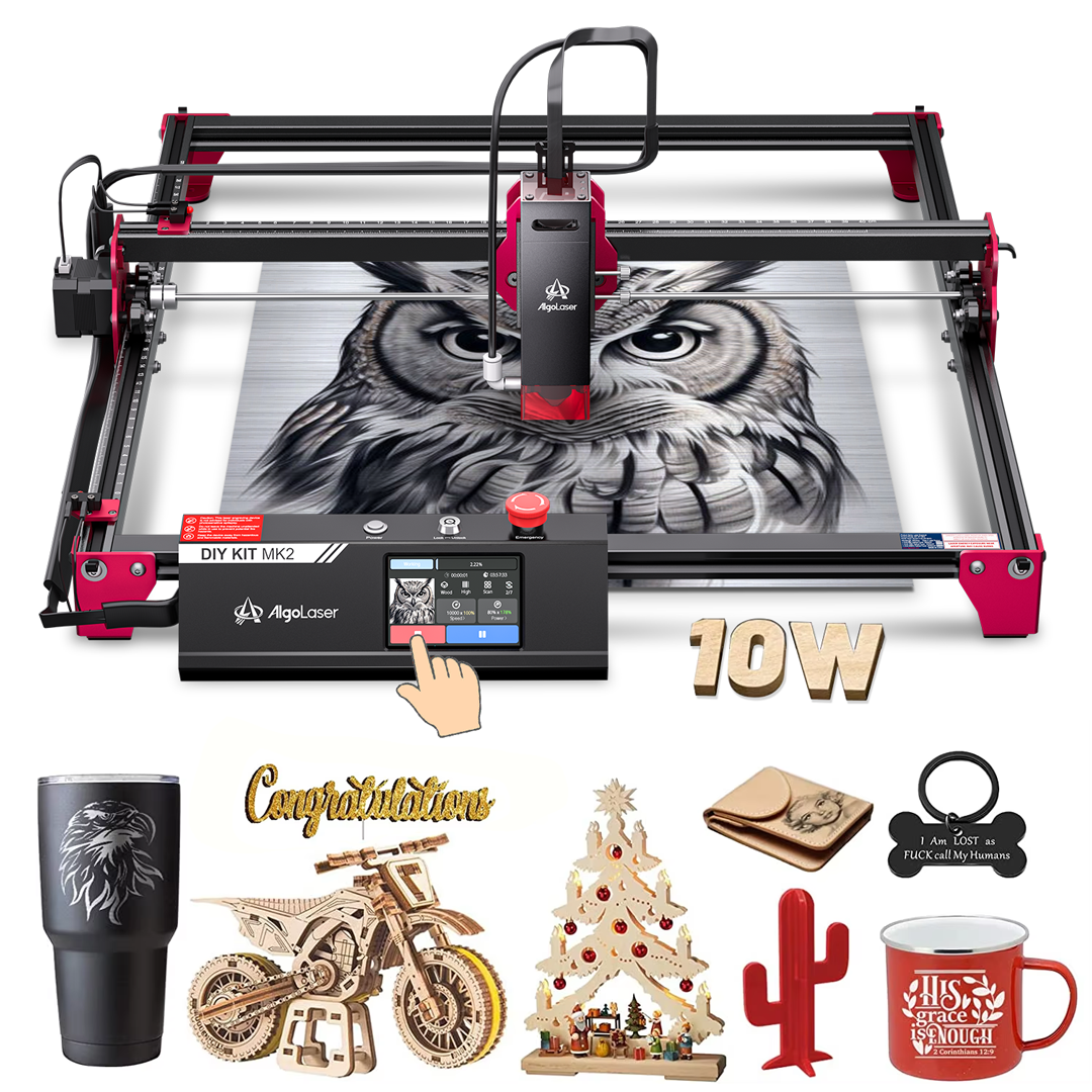 Algolaser DIY KIT MK2 10W 1200 - مراجعة Woodworking Kits For Beginners وسعره