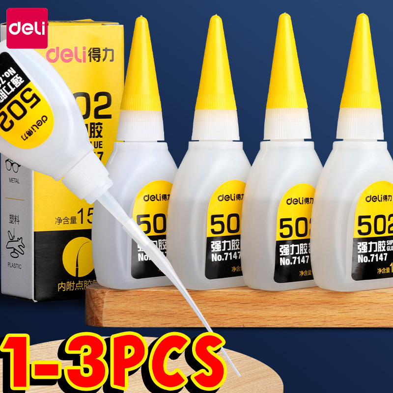 1-3pcs Deli 502 Super Glue Ins - مراجعة Woodworking Quick Glue وسعره