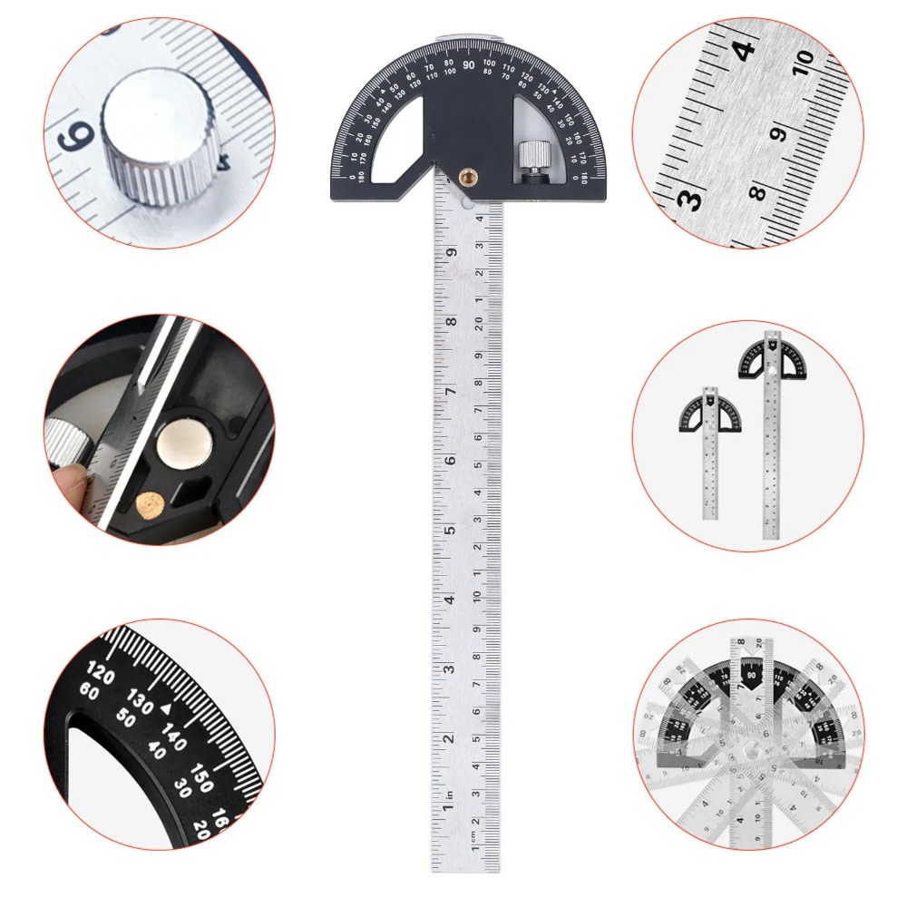 Angle Protractor Carpentry Ang - مراجعة Woodworking Edge وسعره