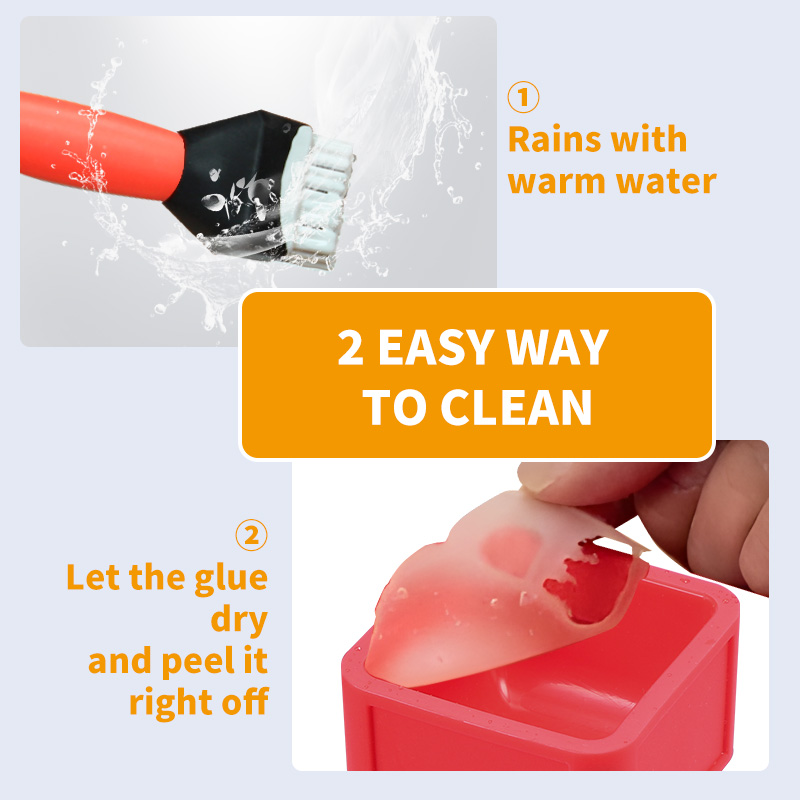 2pcs Silicone Glue Brush Kit W - مراجعة Woodworking Basic Tools وسعره