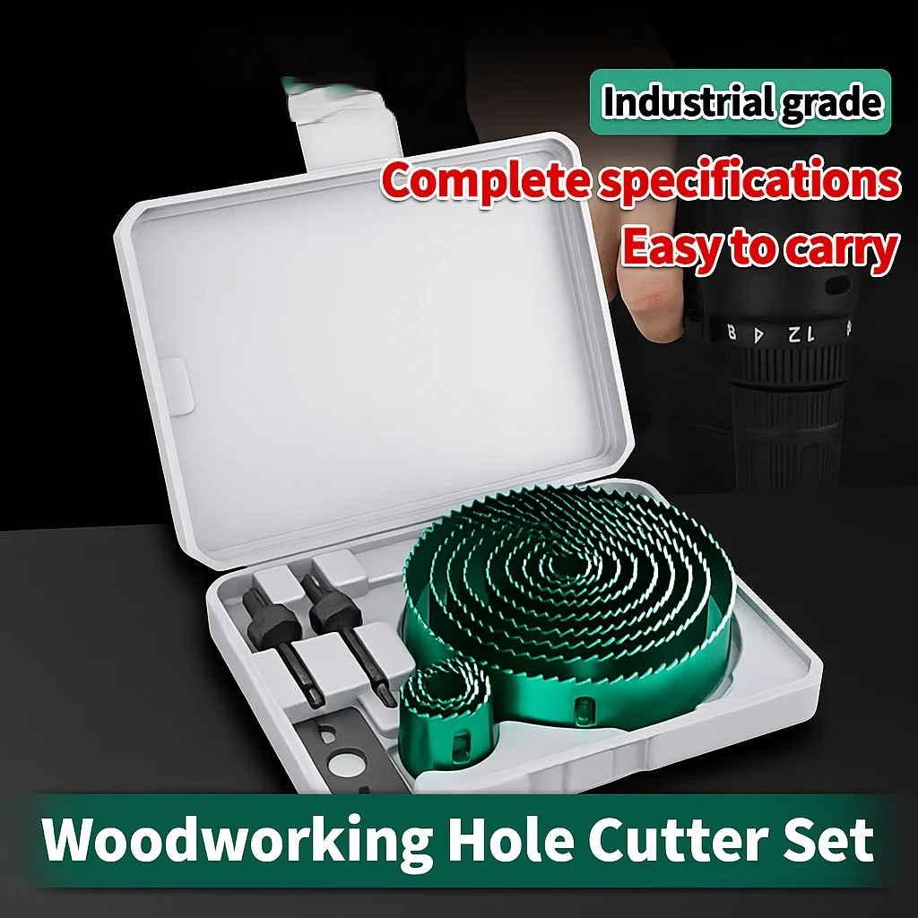 19-127mm Hole Saw Cutting Set  - مراجعة Woodworking Drill وسعره