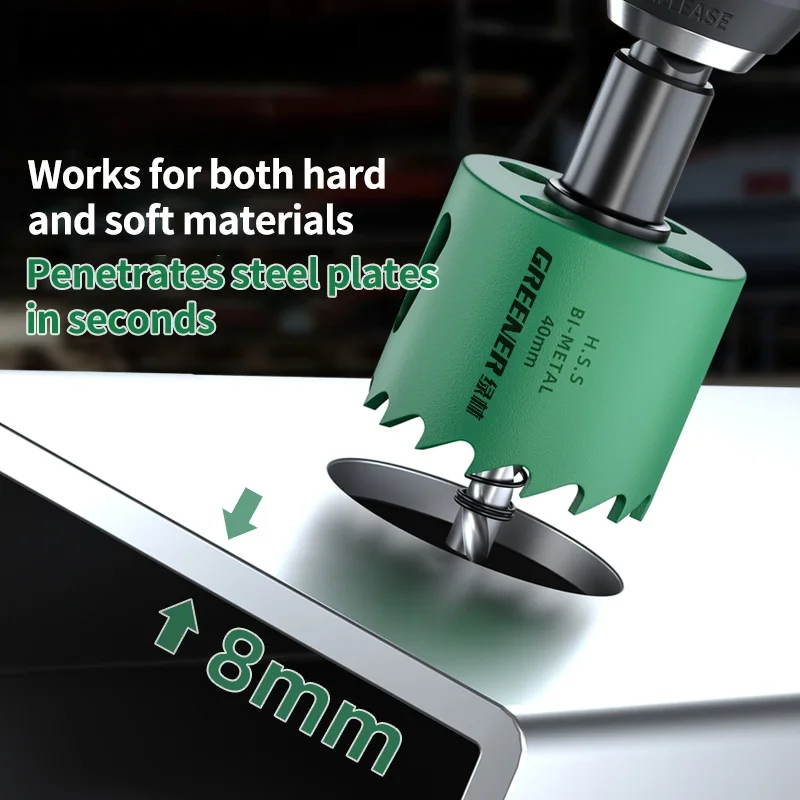 19-127mm Hole Saw Cutting Set  - مراجعة Woodworking Drill وسعره