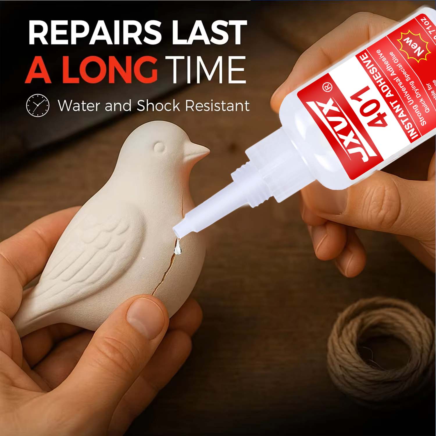 JXVX Instant Bond High CA Supe - مراجعة Woodworking Quick Glue وسعره