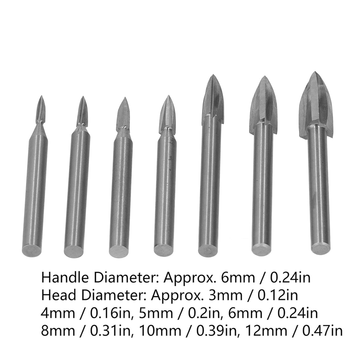 ABNJ 7Pcs Engraving Drill Bit  - مراجعة Woodworking Drill وسعره