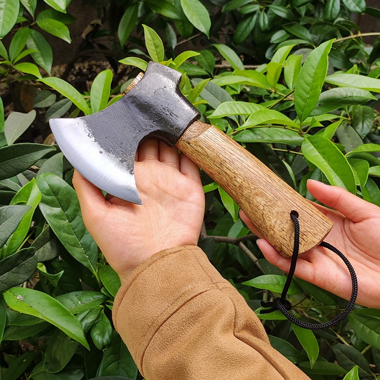 NEW Manganese Steel Forged Min - مراجعة Woodworking Hatchet وسعره