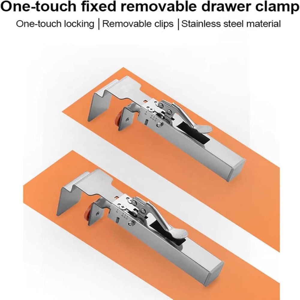 Quick-Install Drawer Front Ins - مراجعة Woodworking Quick Clamps وسعره