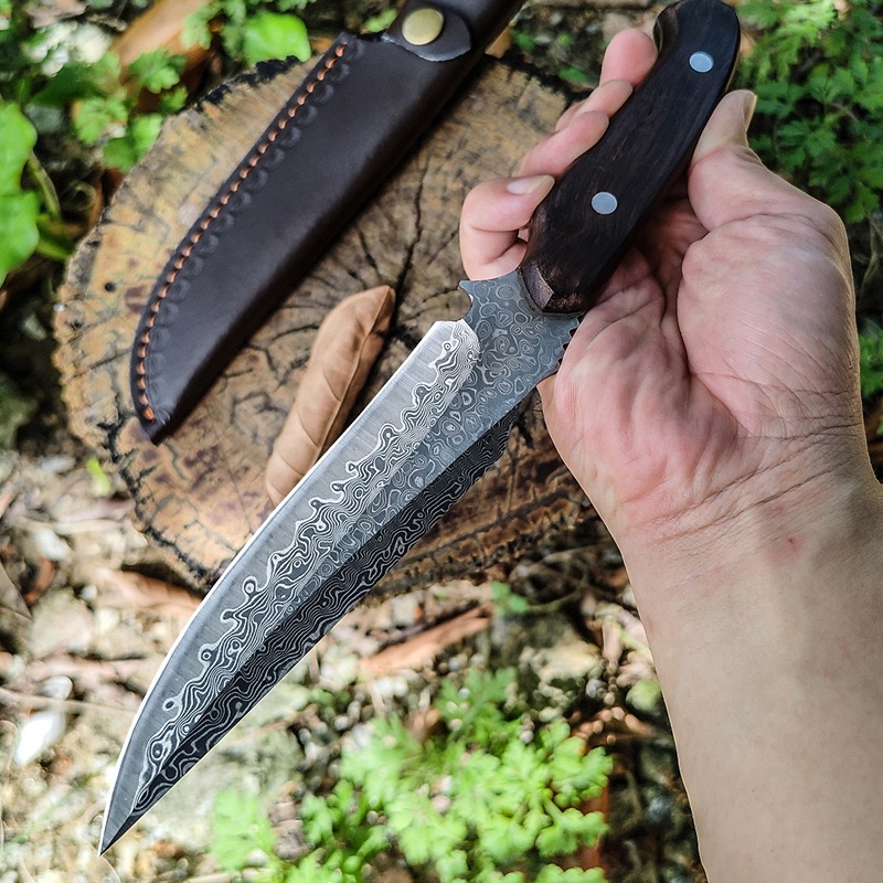 Damascus Steel Chef Knife, Hou - مراجعة Woodworking Japanese وسعره