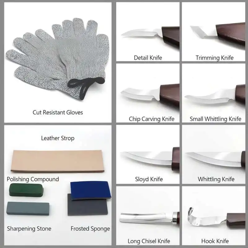 Wood Carving Kit 15PCS Wood Ca - مراجعة Woodworking Kits For Beginners وسعره