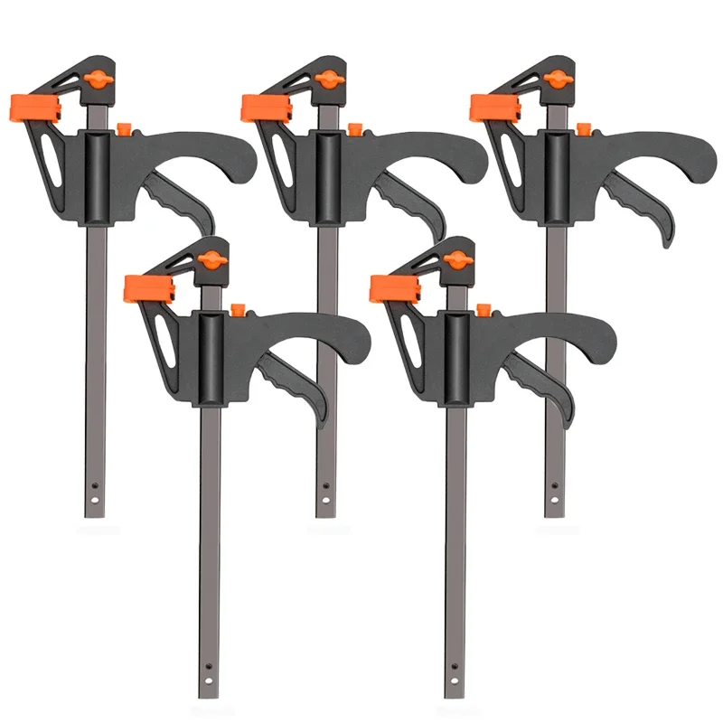 4 Inch Quick Ratchet F Clamp W - مراجعة Woodworking Quick Clamps وسعره