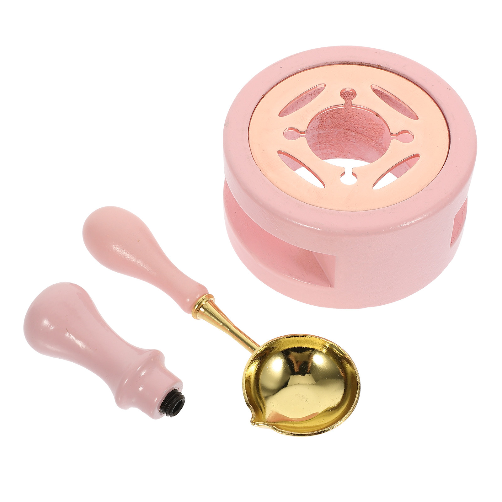1Set Wax Seal Warmer and Spoon - مراجعة Woodworking Kits For Beginners وسعره