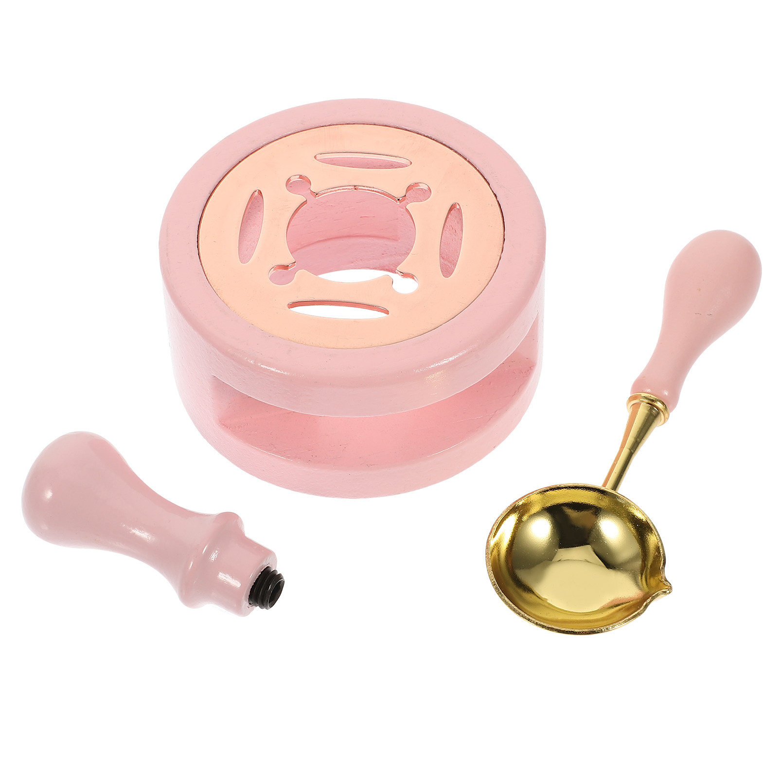 1Set Wax Seal Warmer and Spoon - مراجعة Woodworking Kits For Beginners وسعره
