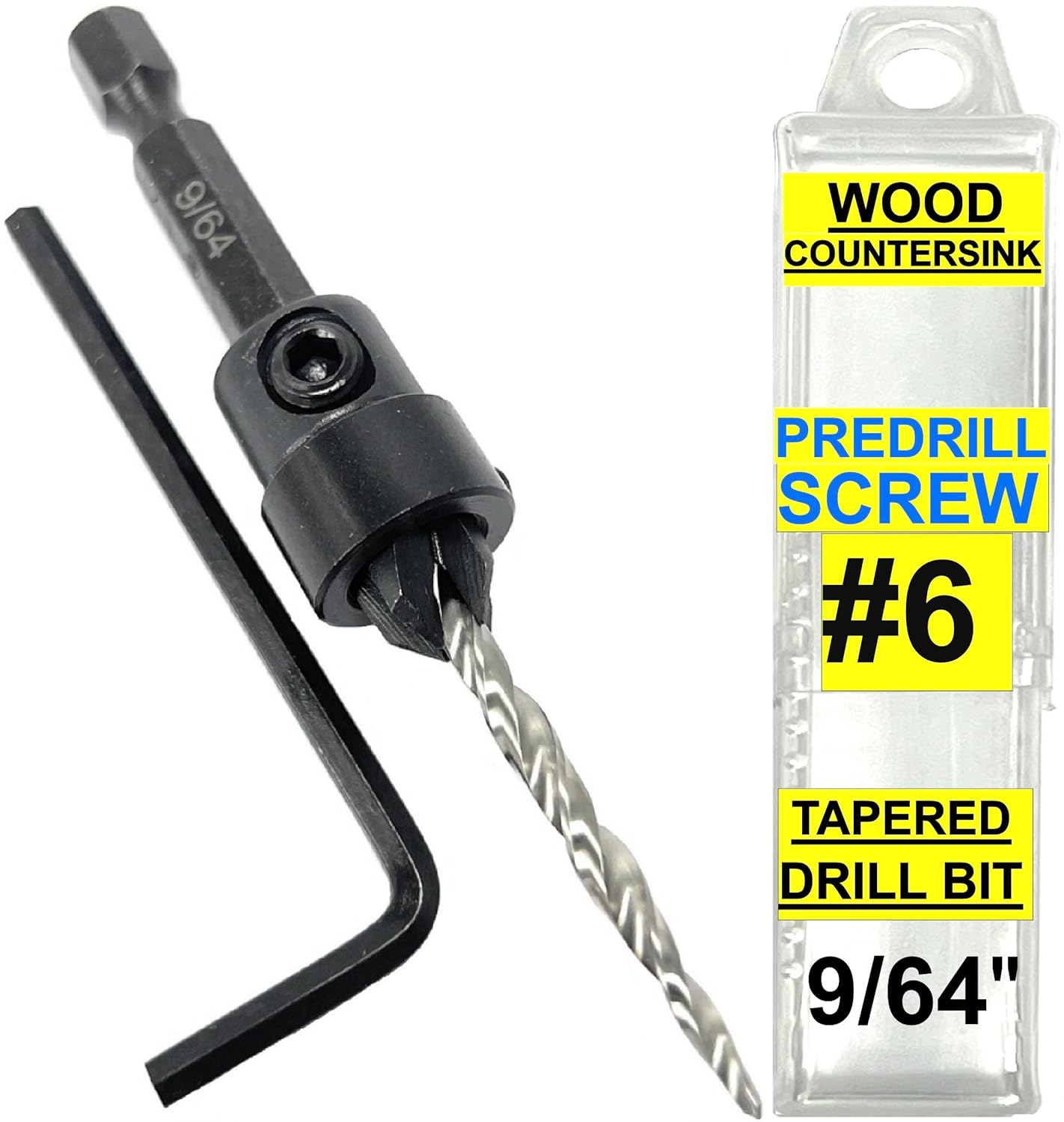Adjustable Wood Countersink Dr - مراجعة Woodworking Drill وسعره