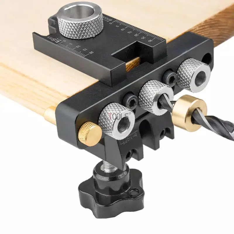 3 in1 Adjustable Doweling Jig  - مراجعة Woodworking Basic Tools وسعره